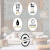 Feeby XXL Orange Arabesque Mosaic Tile Photo Wallpaper, 100 x 70 cm view 4