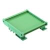 sourcing map DIN Rail-Mount PCB Holder, 100 x 110 mm, Green view 1
