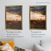 RahmenMax Elsass Picture Frame 40 x 65 cm, Turquoise-Gold Vintage Wood Frame with Acrylic Glazing view 3