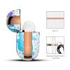 Watercolor Turtle Print Hard Case for Apple AirPods Pro, Rose Gold view 3