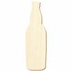 Wooden Beer Bottle for Crafting and Décor, 3–50 cm view 1