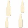 Wooden Beer Bottle for Crafting and Décor, 3–50 cm view 2
