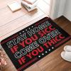 COTECI Doormat “Stay Home If You Sicc Come Over If You Thicc,” 50 x 80 cm view 1
