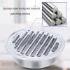 ZXCVBNAS Stainless Steel Exhaust Vent Grille, Round Wall Vent Cap, 110 mm/4.33 in view 3