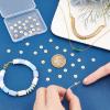 PH PandaHall 300 Gold Rondelle Spacer Beads, 6mm Brass Heishi Disc Beads view 3