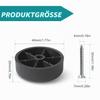 LYCXAMES Furniture Feet, 20-Pack, Round Black Legs, 45 x 20 mm view 2