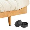 LYCXAMES Furniture Feet, 20-Pack, Round Black Legs, 45 x 20 mm view 3