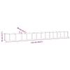 vidaXL Raised Garden Bed, Weather-Resistant Galvanized Steel, Silver view 3