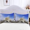 Woowin 3-Piece Microfiber Bedding Set, 135 x 200 cm, Sunset Animals 3D Print view 4