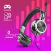 NGS MSX11 PRO On-Ear Headphones with Adjustable Microphone, 3.5 mm Jack, Adapter and Volume Control view 2