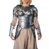 Women's Medieval Knight Armor Costume, 18 g Steel view 1