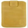 Suncase Genuine Leather Slim Edition Pouch for SPC Zeus 4G, Antique Mustard Yellow view 1