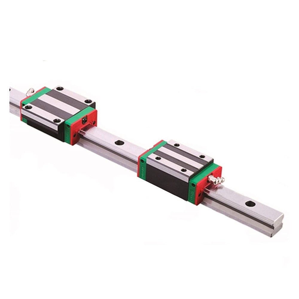 DOLUNTO Linear Guide Rails, 2-Piece HGR20 Set, 20 mm Square Rails, 1,500 mm, with 4 HGH20CA/HGW20CC Blocks