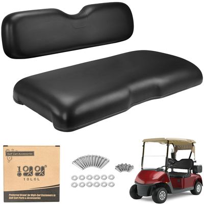 10L0L Golf Cart Front Seat Mounting Kit for EZGO RXV 2008+, Factory-Style, Black