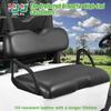 10L0L Golf Cart Front Seat Mounting Kit for EZGO RXV 2008+, Factory-Style, Black view 2