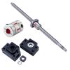 Coavoo SFU1610 1440 mm Ball Screw, 10 mm Lead, C7, with Ball Nut, BK12/BF12 Supports and 6.35 × 10 mm Coupling Kit for CNC view 1