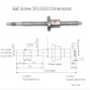 Coavoo SFU1610 1440 mm Ball Screw, 10 mm Lead, C7, with Ball Nut, BK12/BF12 Supports and 6.35 × 10 mm Coupling Kit for CNC view 2