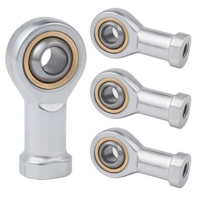 4-Pack M8 Female-Thread Self-Lubricating Rod End Bearings