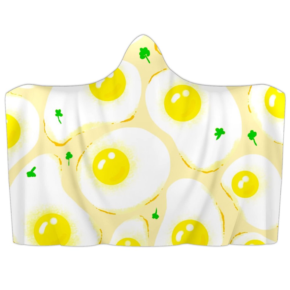 Hoodie Blanket Wearable Throw, Hooded Egg Blanket for Kids, Teens, Men & Women (39.0 x 51.0 in)
