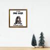 Virelade Hound Dog Wood Sign, “It’s Not Dog Hair” Framed Wall Decor, 30.5 x 30.5 cm view 3