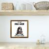 Virelade Hound Dog Wood Sign, “It’s Not Dog Hair” Framed Wall Decor, 30.5 x 30.5 cm view 4
