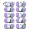 Gründl Funny uni Chenille Yarn, 10 x 100 g, Lavender view 1
