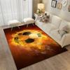 Xisnuient Kids’ 3D Soccer Flame Rug, Non-Slip, Washable, Color 2, 45 x 120 cm view 1