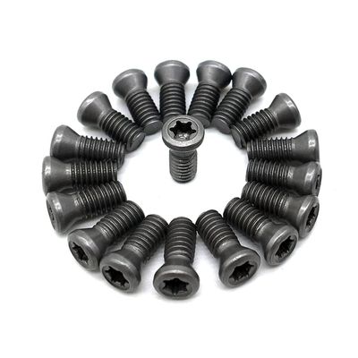 50 M4 × 16 mm Torx Screws for CNC Turning Tool Carbide Inserts, Grade 12.9 Alloy Steel