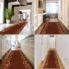Mazovia Hallway Runner 67 x 1200 cm, Brown, Classic 1990s Retro, Soft, Non-Slip view 2
