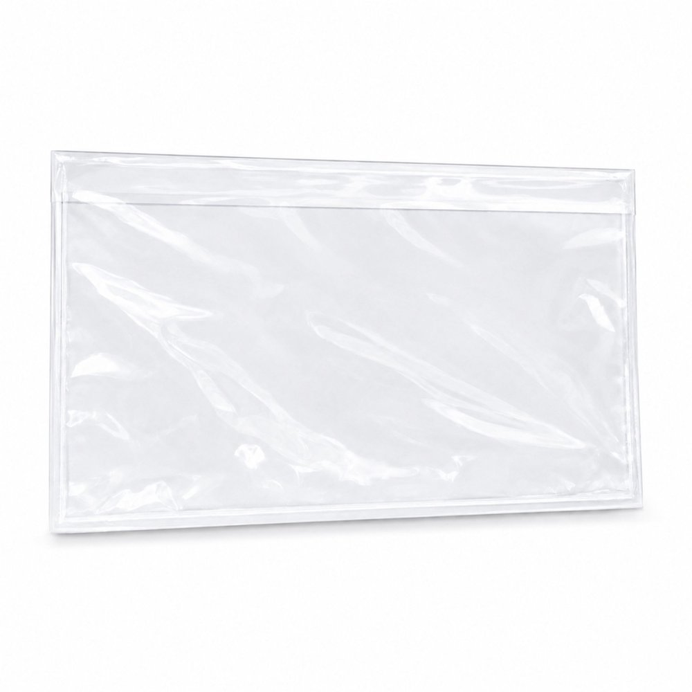 PACKY Self-Adhesive Packing List Envelopes DL 225 x 122 mm, 1,000 Count, Clear