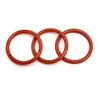 Generic WNJ-Tool Red Silicone O-Ring, 20 × 12 × 4 mm, 100 pcs view 3