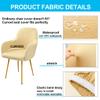 XGANGM Stretch Velvet Armchair Slipcover, Color 6, 1 Piece view 3