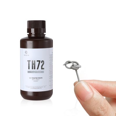 RESIONE TH72 Flexible, Tough Resin for 3D Printers, Medium Gray, 500 g