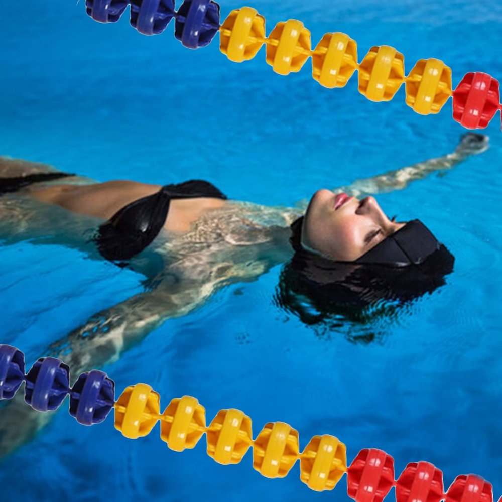 LILANAI Pool Float Line with Flat End Divider, 3 m/9.8 ft