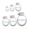 Stainless Steel Hose Clamps W2, 9 mm Band, 50–70 mm, 10-Pack view 2