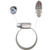 Stainless Steel Hose Clamps W2, 9 mm Band, 50–70 mm, 10-Pack view 3