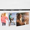200 Clear Adhesive Hang Tabs with Slotted Holes, 4 x 3.6 cm view 3
