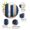 WXZX F-Type Freestanding Clothing Store Changing Room with Privacy Curtain view 2