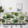Mateju 3D Floral Stretch Sofa Cover, 3-Seater 190–230 cm, Monstera Leaves view 1