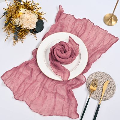 30 Cheesecloth Napkins, 20 x 20 in, Crinkled Rustic Boho Cloth Napkins