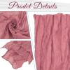 30 Cheesecloth Napkins, 20 x 20 in, Crinkled Rustic Boho Cloth Napkins view 3