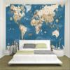 TANYANG Custom World Map Famous Architecture 3D Wallpaper, 350 cm W x 245 cm H view 3