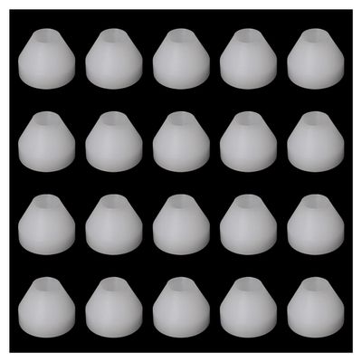 WHYHKJ 20-Piece White Pen Bushings for Woodturning