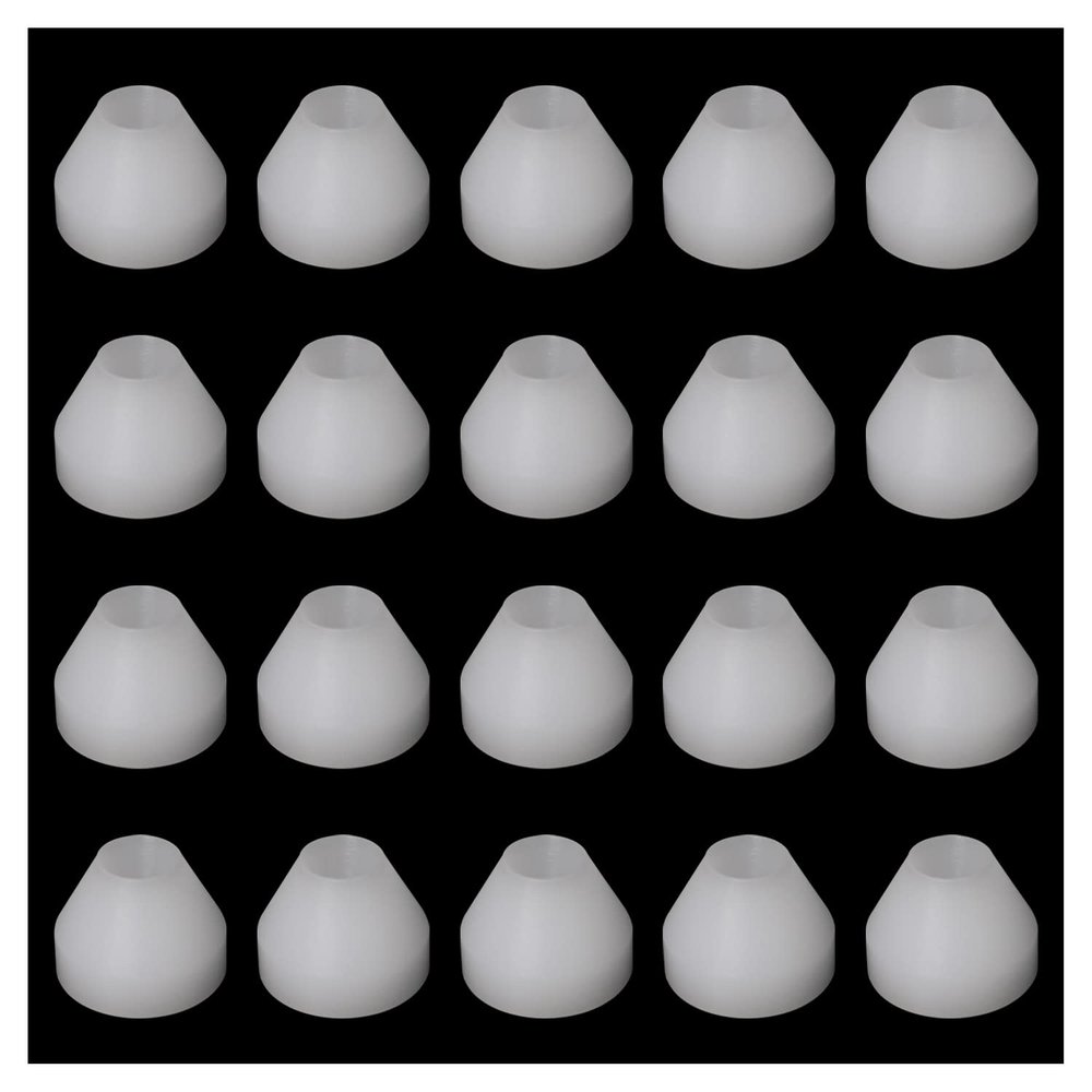 WHYHKJ 20-Piece White Pen Bushings for Woodturning