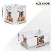 Funny Pug Storage Box, Foldable Cube Organizer view 3