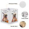 Funny Pug Storage Box, Foldable Cube Organizer view 4