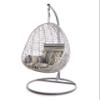 Kideo Hanging Chair Set with Cushion and Stand, Gray view 1