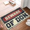Man Cave Essentials “Beware of Don” Doormat for Men (50 x 80 cm) view 1
