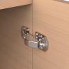 Chibery 90-Degree Soft-Close Spring Hinges, Frameless Concealed Cabinet Hinges, 10-Pack view 1