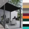 KUAW Balcony Privacy Screen 1 x 3.6 m, Black, for Garden, Patio, Pergola and Yard view 1